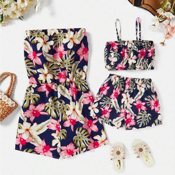 ‼️SPRING SALE🌷☀️‼️ + Bundle Deals NWOT Mommy & Me Matching Summer Set 👩🍼🌺 - Picture 1 of 6